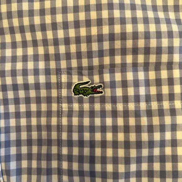 MEN´S SLIM FIT GINGHAM POPLIN SHIRT - Picture 3 of 5